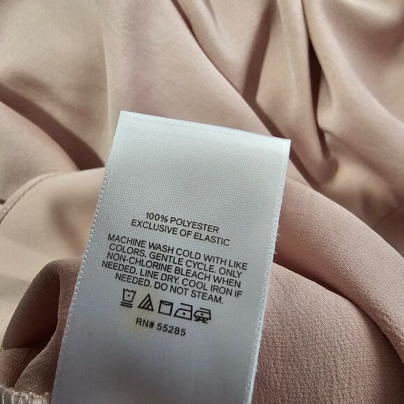 NWT EXPRESS LIGHT PINK TIE SHOULDER TANK DRESS TIERED RUFFLED HEM SIZE XL - Picture 14 of 16